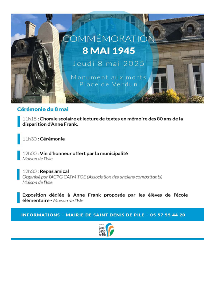 Programme 8 mai 1945 ( (voir description de l'image dans le lien)