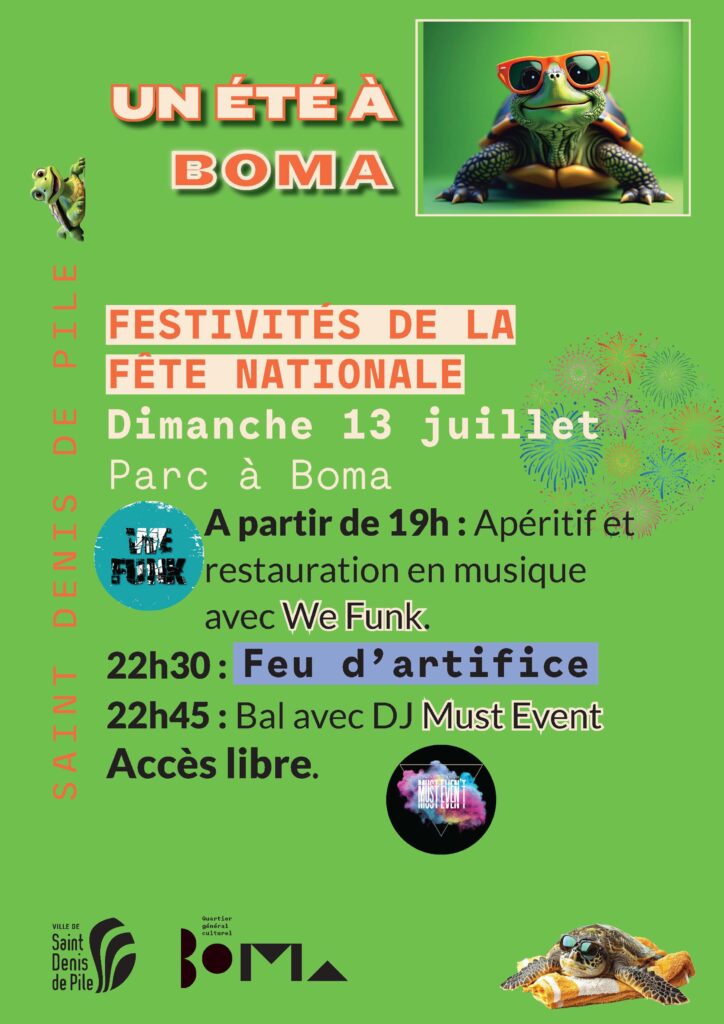 affiche feu d'artifice