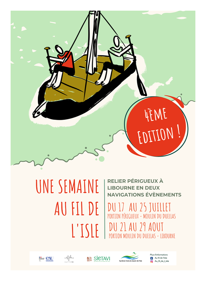 Affiche au fil de l'Isle