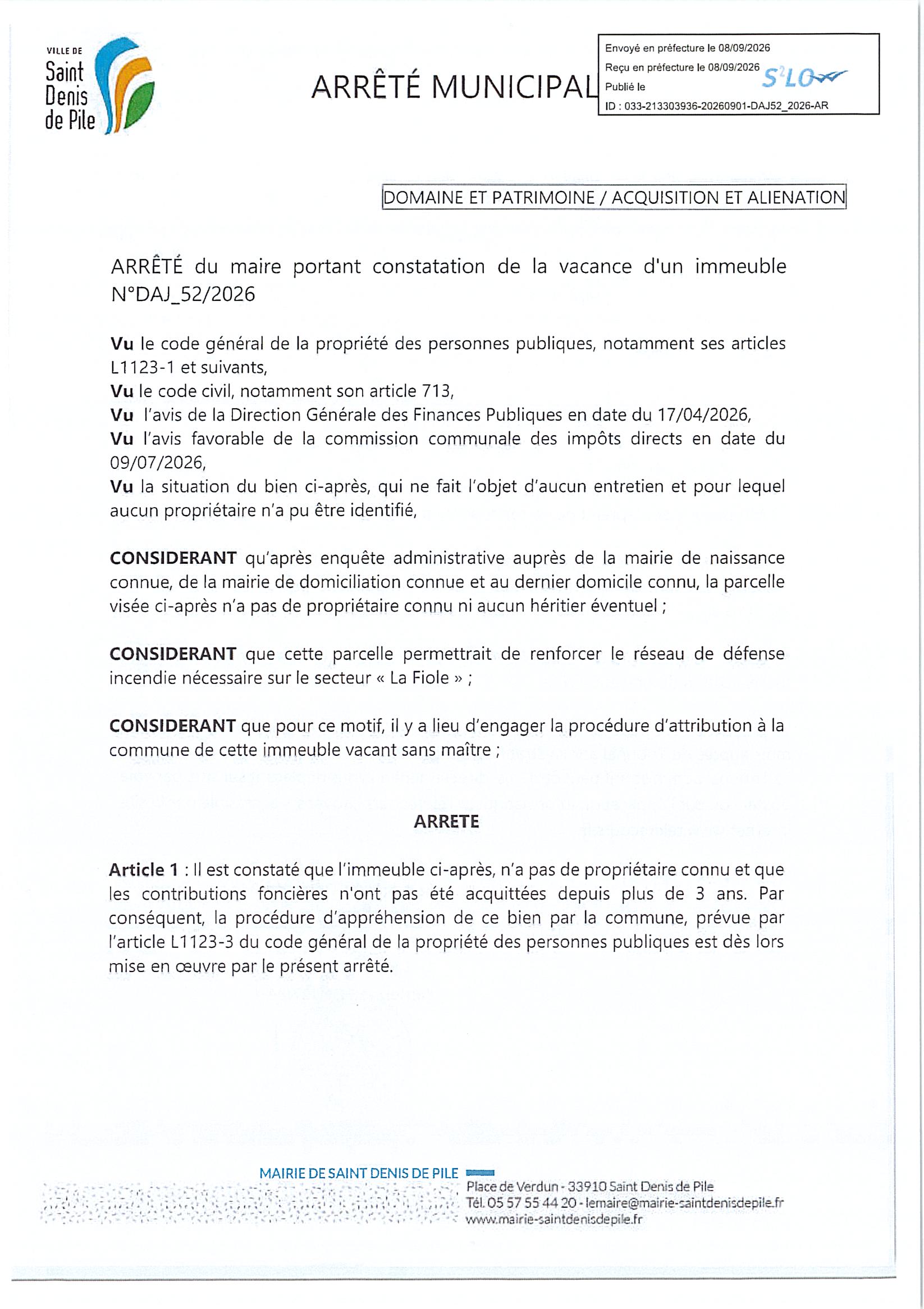 2026-09-01 Arrêté B Prop inconnu Déclar Bien vacant_Page_1