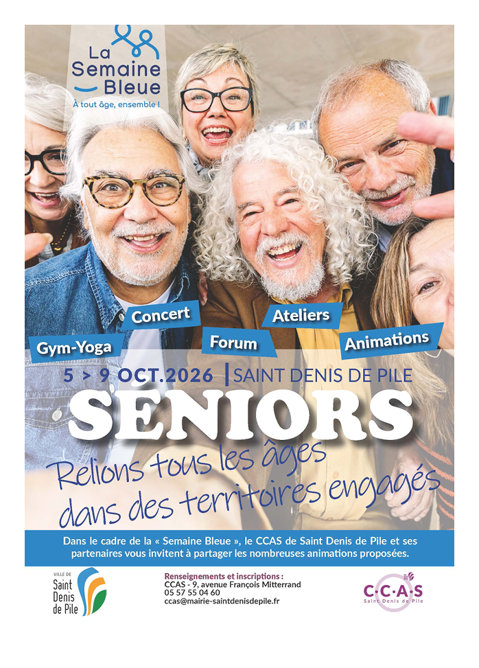 affiche semaine bleue